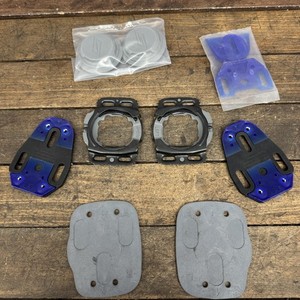 Vintage Speedplay Road Bike Cleats Pair Parts Lot Walkable Covers Gray Low Miles