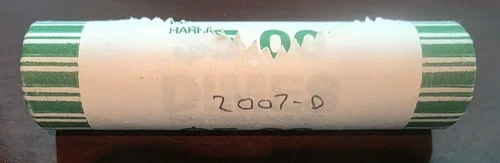 2007 D ROOSEVELT DIME ROLL 50 UNCIRCULATED