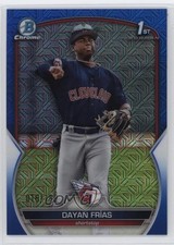 2023 Bowman Chrome Prospects Mega Box Blue Mojo Refractor 16/150 Dayan Frias 2gv