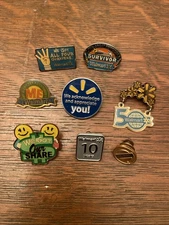 Walmart Employee Pins- 50th Celebrate Together Anniversary Lot Of 8