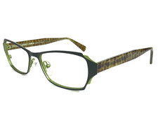 Jean Lafont Eyeglasses Frame LOUISE 443 Brown Green Lizard Cat Eye 51-15-137