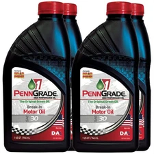 Brad Penn / PennGrade 1 Break-In Engine Oil 71206, SAE 30, 4 Quarts