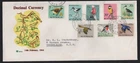1966 Australian BIRDS Decimal Set of 8 on Unsealed Long Format ROYAL FDC