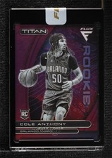 2020-21 Panini Flux Titan Rookies Purple Prizm 21/25 Cole Anthony #23 5l1