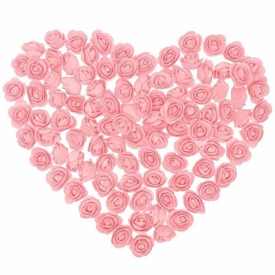 100x künstliche Rosenköpfe für Hochzeit Deko Schaum Rosen Rosenblüten Blumen