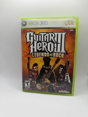 Guitar Hero III: Legends of Rock (Microsoft Xbox 360, 2007)