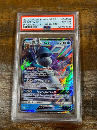 Glaceon-GX graded PSA 8 for sale on eBay