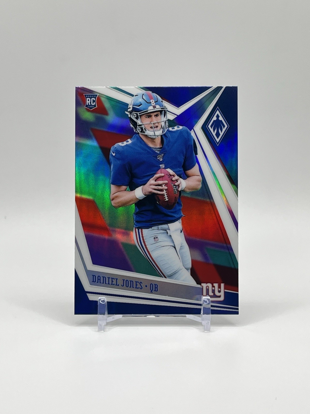 2019 Panini Phoenix Daniel Jones Color Burst RC SP #102 Rookie Giants Colts