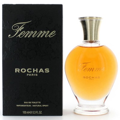 Rochas Femme Eau de Toilette Spray for Women   3.3 oz