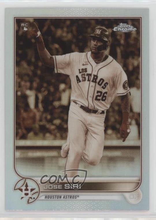 2022 Topps Chrome Sepia Refractor Jose Siri #204 0ed