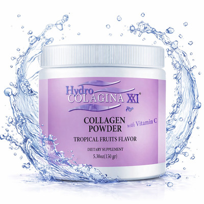 Collagen Hidrolized with Vitamin C Tropical Flavor Skin Hair Nails Support 150g