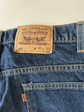 Levi’s 517 Regular Bootcut Jeans Dark Wash Men's Size 40x32