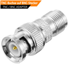 TNC Buchse auf BNC Stecker Adapter WLAN- Antenne Broadcast, CCTV LMA, Funk Video