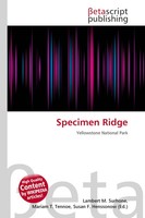 Lambert M. Surhone (U. A.) | Specimen Ridge | Taschenbuch | Englisch (2026)