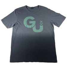 Guess Colorblock T-shirt Medium Grey Black Lightweight Mens Logo Slick G
