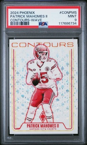2024 PANINI PHOENIX #CONPMS PATRICK MAHOMES II CONTOURS-WAVE PSA MINT 9