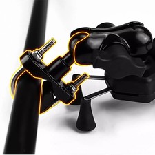 Steel Handlebar U Bolt Mount Base Kit for Motorcycle Bike Scooter Black