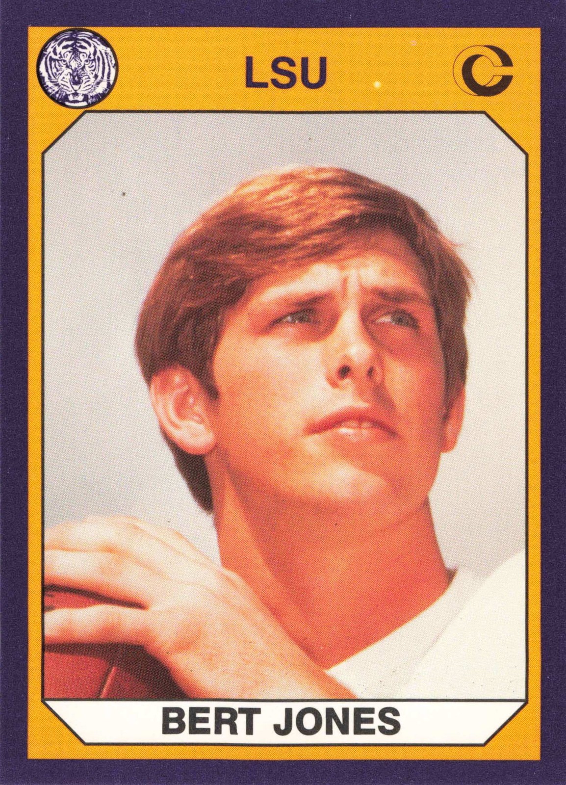 Bert Jones 1990 Collegiate Collection LSU Tigers #9 LSU Tigers