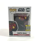 Funko Pop Star Wars Darth Maul #299 2019 Galactic Convention Exclusive w/ Protec