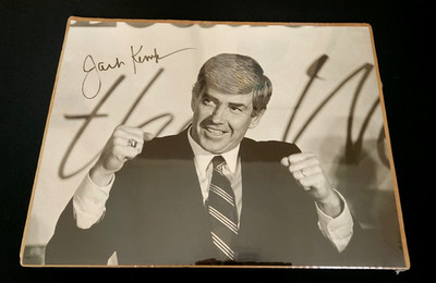 Jack Kemp SIGNED 11X14 PHOTO Politician Congressman NY Buffalo Bills QB (d.2009)