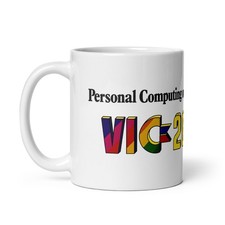 Commodore VIC-20 Inspired Need Coffee-  Retro...