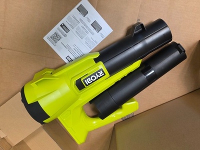 #ad NEW Ryobi ONE 18V P21011VNM 90 MPH 250 CFM Cordless Battery Leaf Blower $49.95