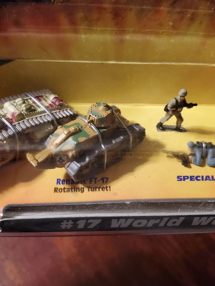 Military Micro Machines 1998 #17 WORLD WAR I WWI FOKKER CHAR B1 RENAULT New - Image 4 of 4