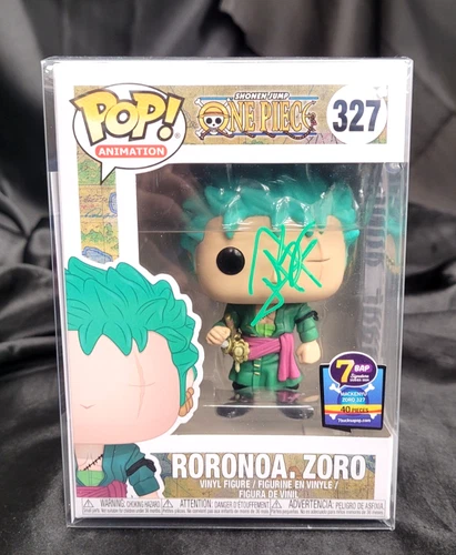 Funko Pop! Vinyl: One Piece - Roronoa Zoro  #327 Signed By Mackenyu! JSA CERT