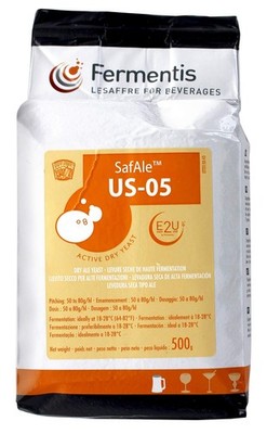 Fermentis SafAle US-05 Dry Brewing Yeast   500 g 1.1 lb Package   American Ale
