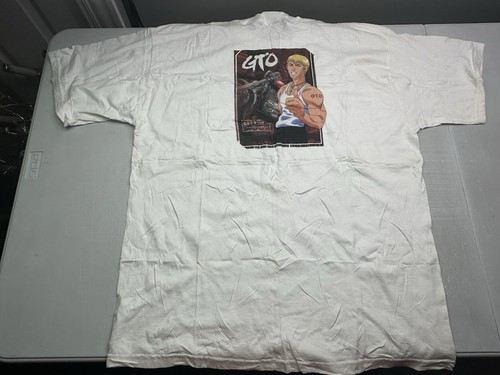 New Great Teacher Onizuka Shirt Mens XL White GTO Vintage Anime Tokyopop T-shirt