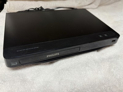 Philips BDP2985 Blu-ray 3D Player, HDMI, Plays Blu-ray DVD CD, Black