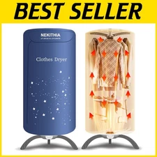 Upgraded Large Capacity Portable Dryer - Quiet Operation