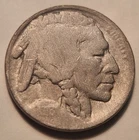 2 Buffalo Nickels - 1913 Type I and 1913-D Type II acid cleaned.