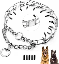 ✅ NEW - Dog Prong Training Collar Adjustable with Quick Release Buckle