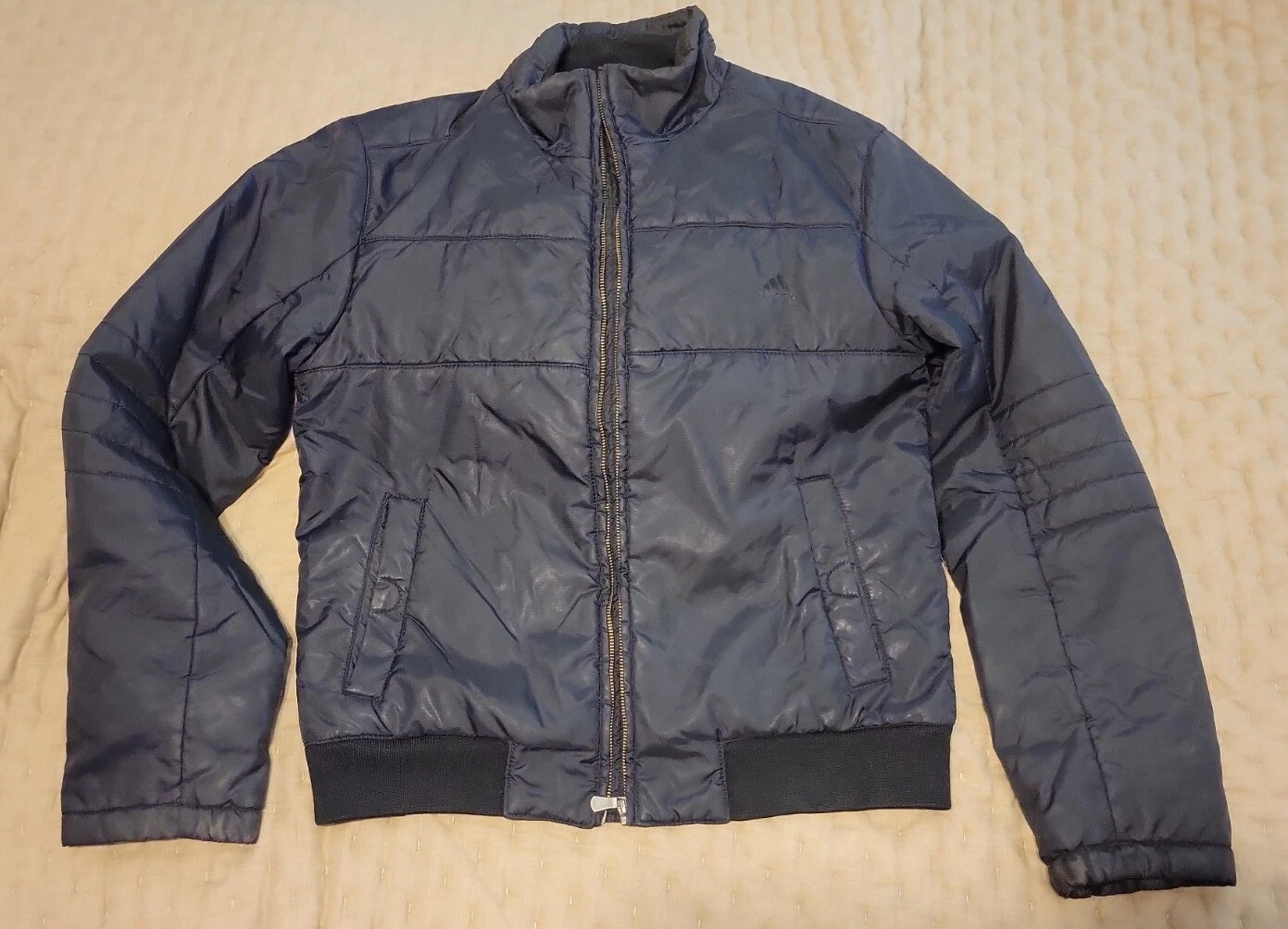ADIDAS Go Hard Black Padded Jacket-Casual Outerwear