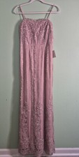 Lulu's | Elegance Mauve Embroidered Sleeveless | Maxi Dress