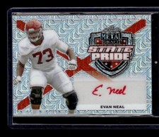2022 Leaf Metal Draft State Pride Mojo #SPEN1 Evan Neal Auto /20 - NM-MT