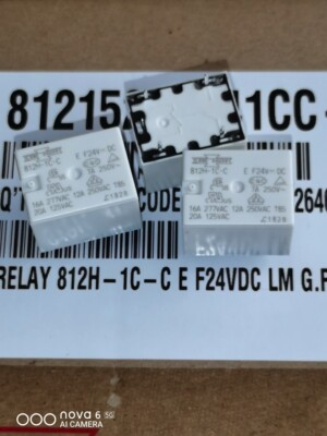 ECSiNG 5 Stück 812H-1C-C-12V Relais - Industrielle Relais Für Auto Und Elektronik