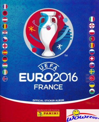 #ad 2016 Panini EURO France Collectors Sticker Album 96 Pages 6 Bonus Stickers $9.95