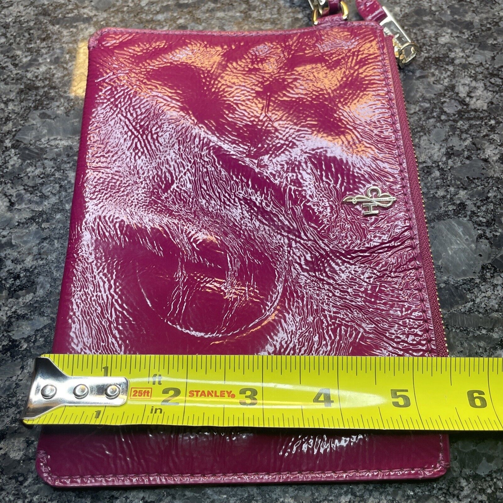 Cole Haan Patent Leather Wristlet PINK/MAGENTA - image 10