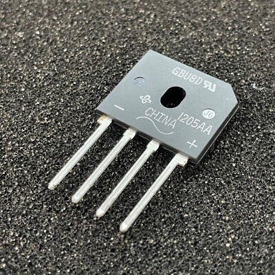 GBU8D-E3/51, VISHAY, Brückengleichrichter einphasig Standard 200V, 3,9A GBU