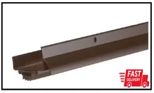 Brown U-Shape Door-Bottom Sweep with Drip Cap 1-3/4 in. x 36 in. Aluminum