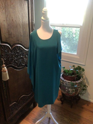 DKNY TURQUOISE CREPE DRESS | eBay