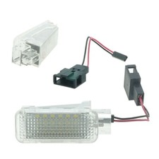 2x LED Fußraumbeleuchtung Fussraum passend für AUDI A3 A4 B6 B7 B8 A5 A6 A8 SEAT
