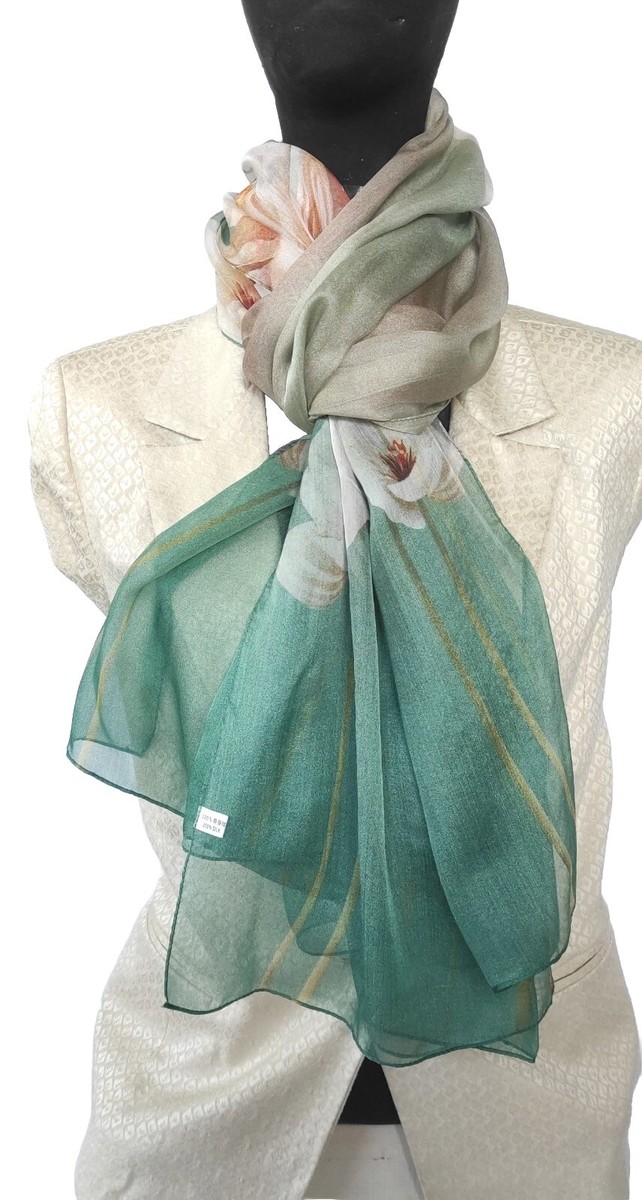 Sciarpa di chiffon verde - Italia