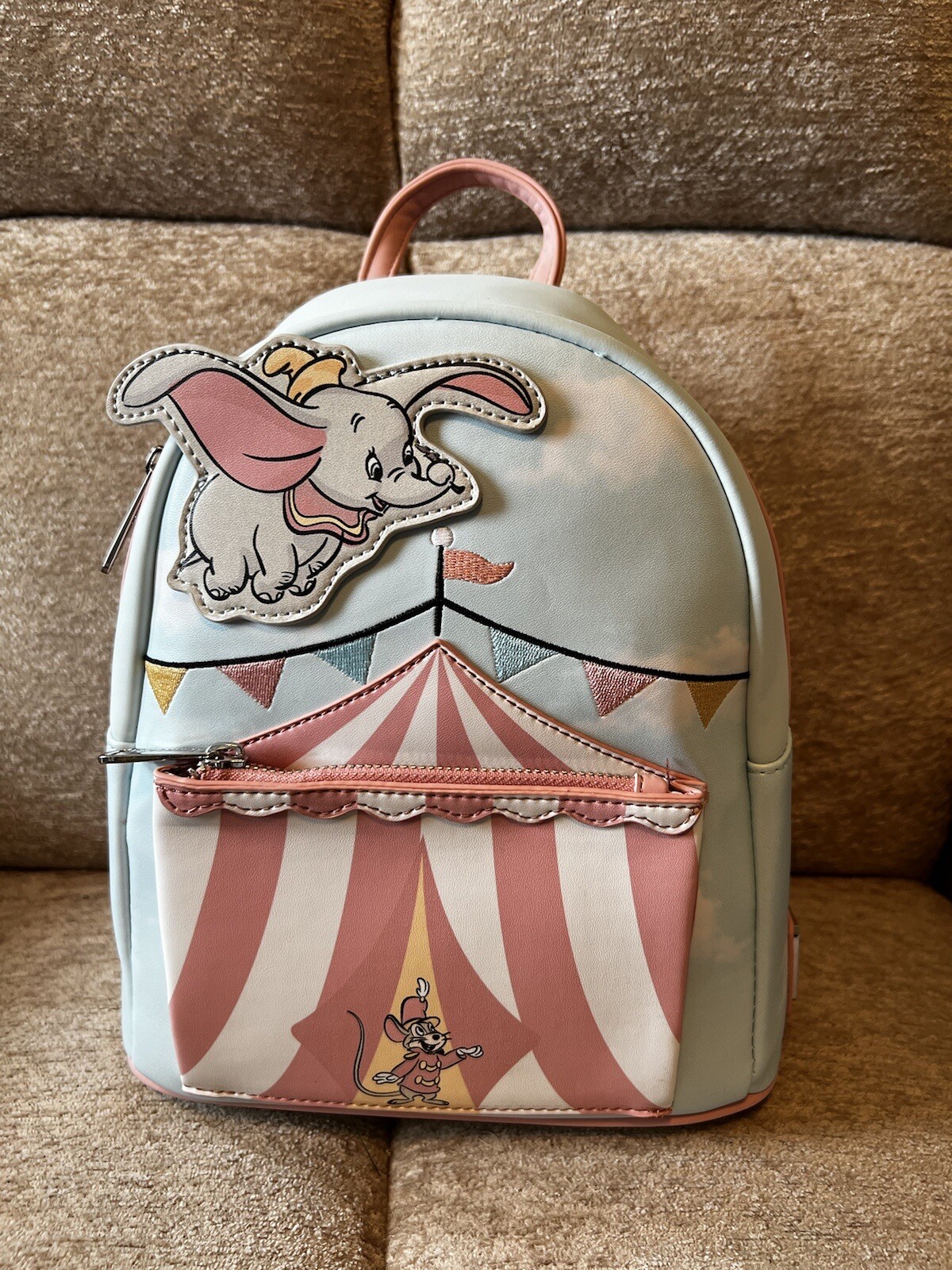 Loungefly Dumbo Flying Circus Tent Mini Backpack New With Tags Hard Tag