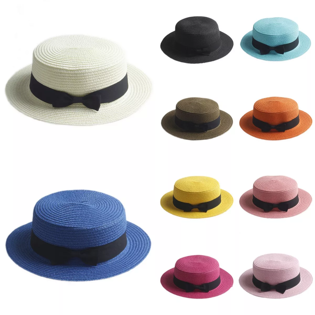 Boater style store ladies hats