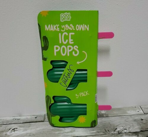 Cool Gear Cactus Ice Pop Plastic Mold - Make Your Own Ice Pops  - Picture 1 of 5