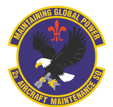 5" 2ND AIRCRAFT MAINTENANCE SQUADRON MILITARY STICKER DECAL USA MADE