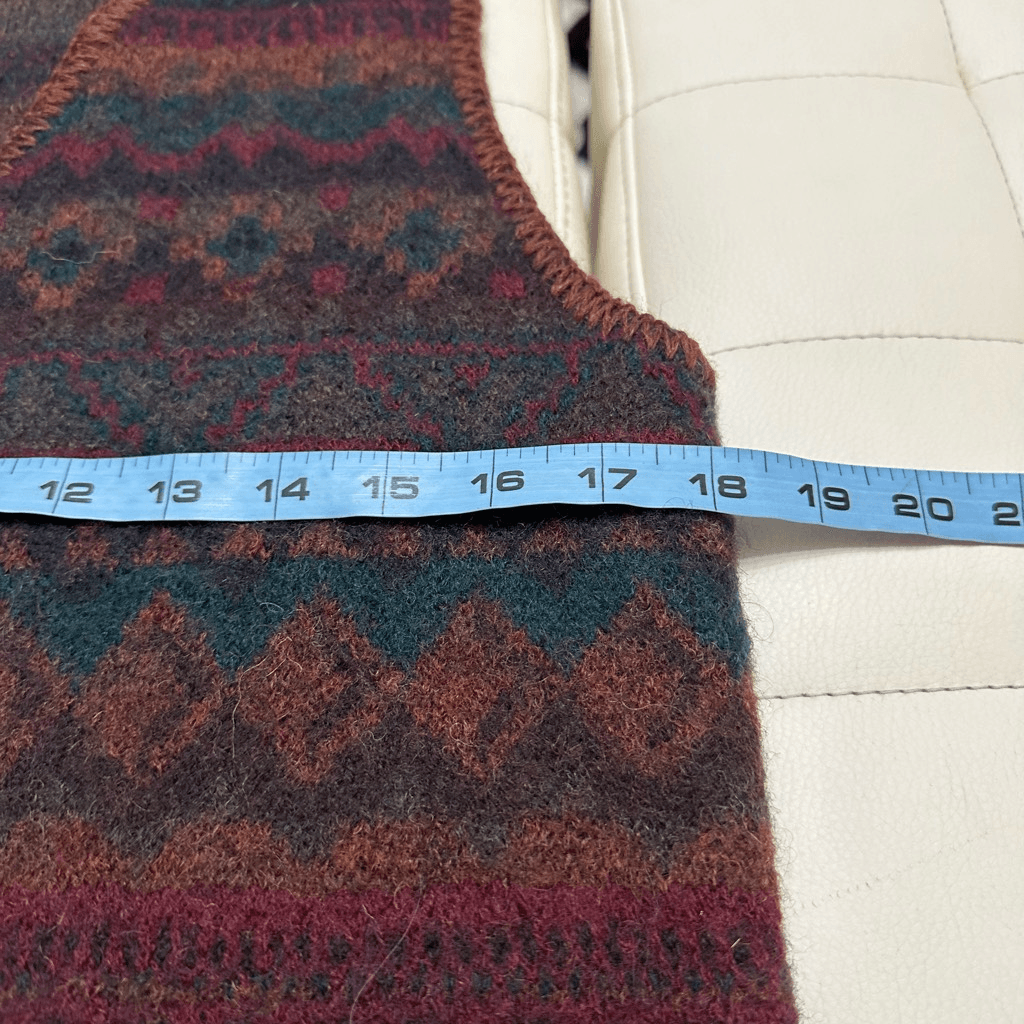 Montana woolen vintage vest wool woman’s vest button front m med (c10